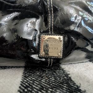 Dooney & Bourke Shiny Black Shoulder Bag